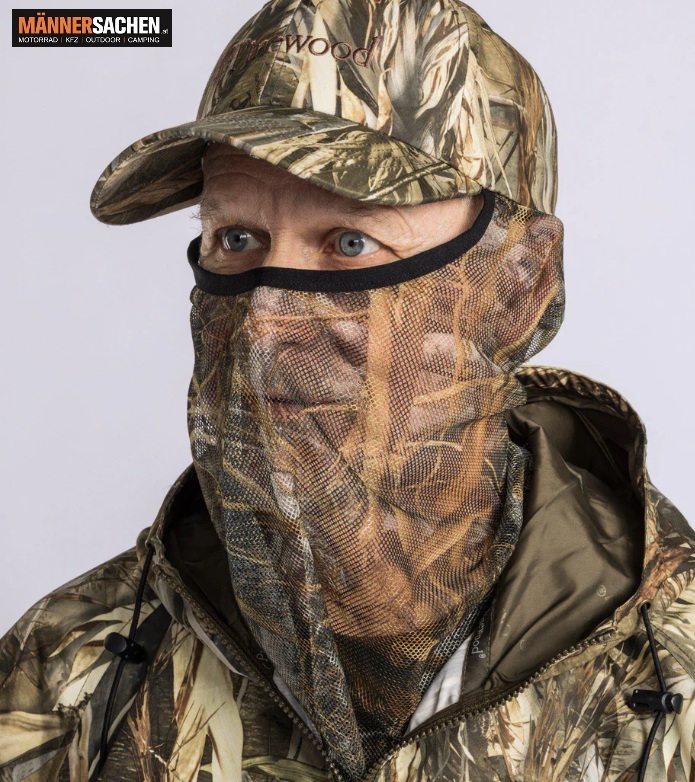 PINEWOOD Tarnkappe Camouflagekappe mit Netz