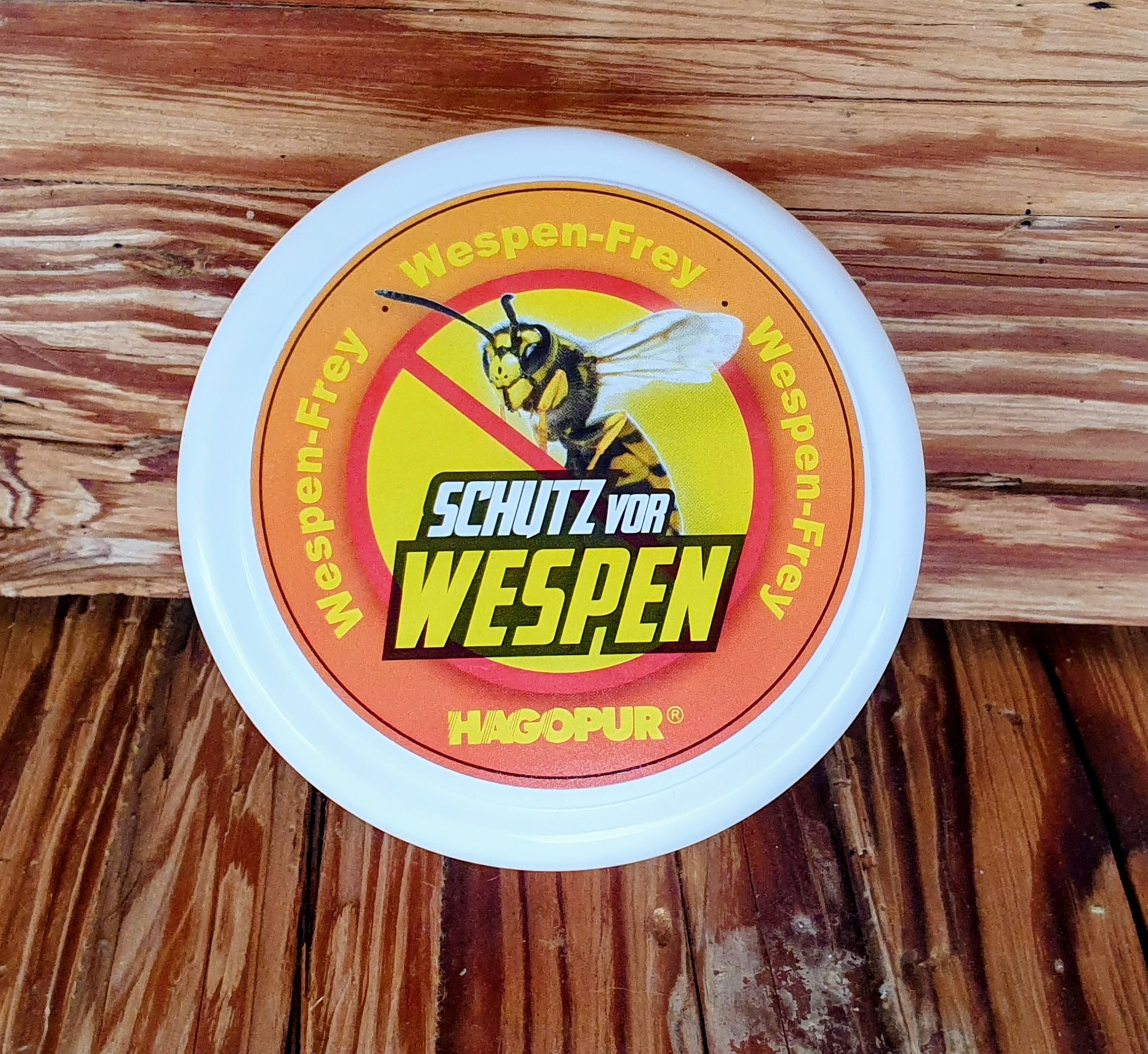 HAGOPUR Wespen-Frey Dose, 0,2 kg hält Wespen, Mücken und andere unliebsame Insekten fern !