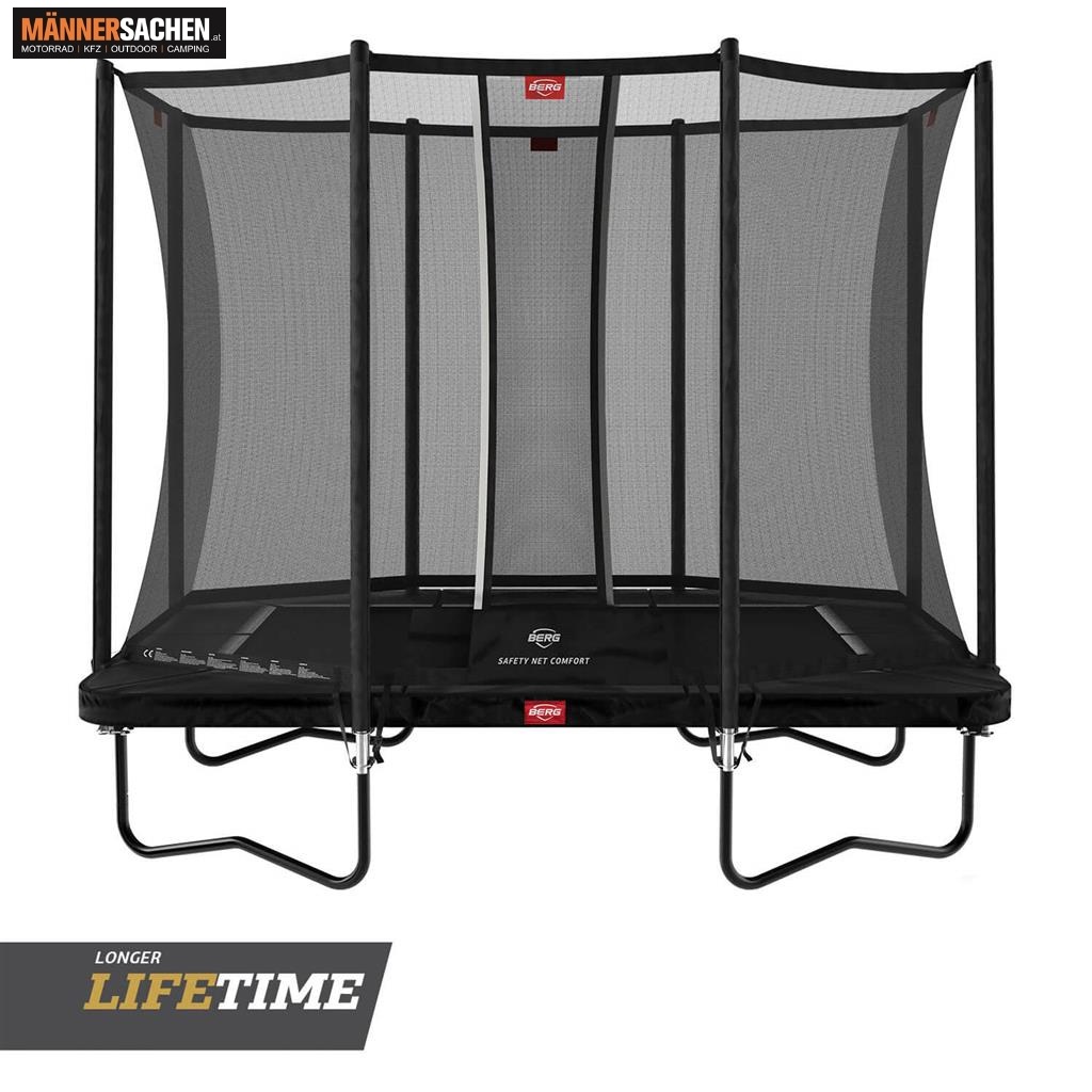 BERG TOYS Trampolin Ultim Favorit Regular 280 Black + Safety Net Comfort