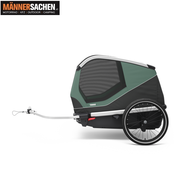 THULE Bexey M, Hundeanhänger hazy green / grün - schwarz 800000