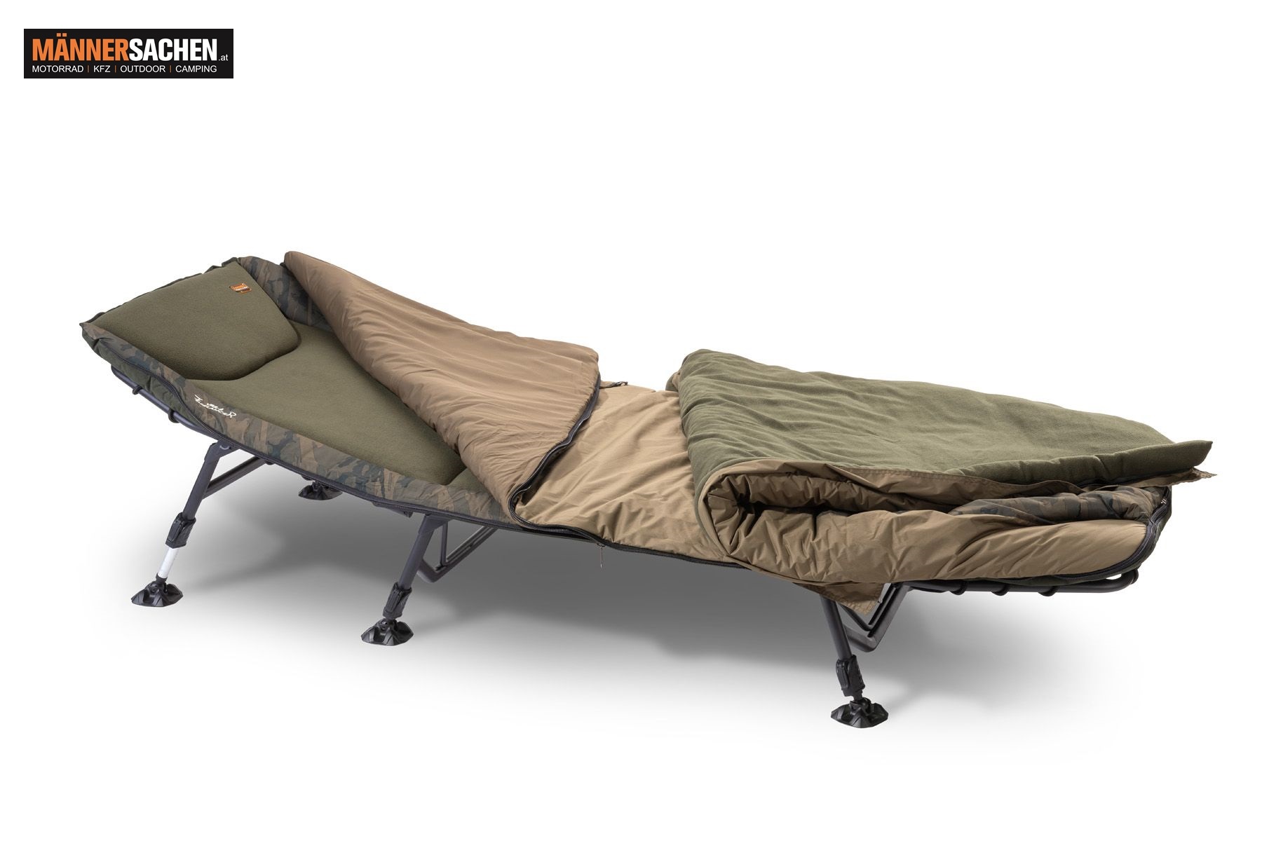 ANACONDA Freelancer Vagabond Rack System-6 Campingliege Fischerliege Karpfenliege inkl. Schlafsack