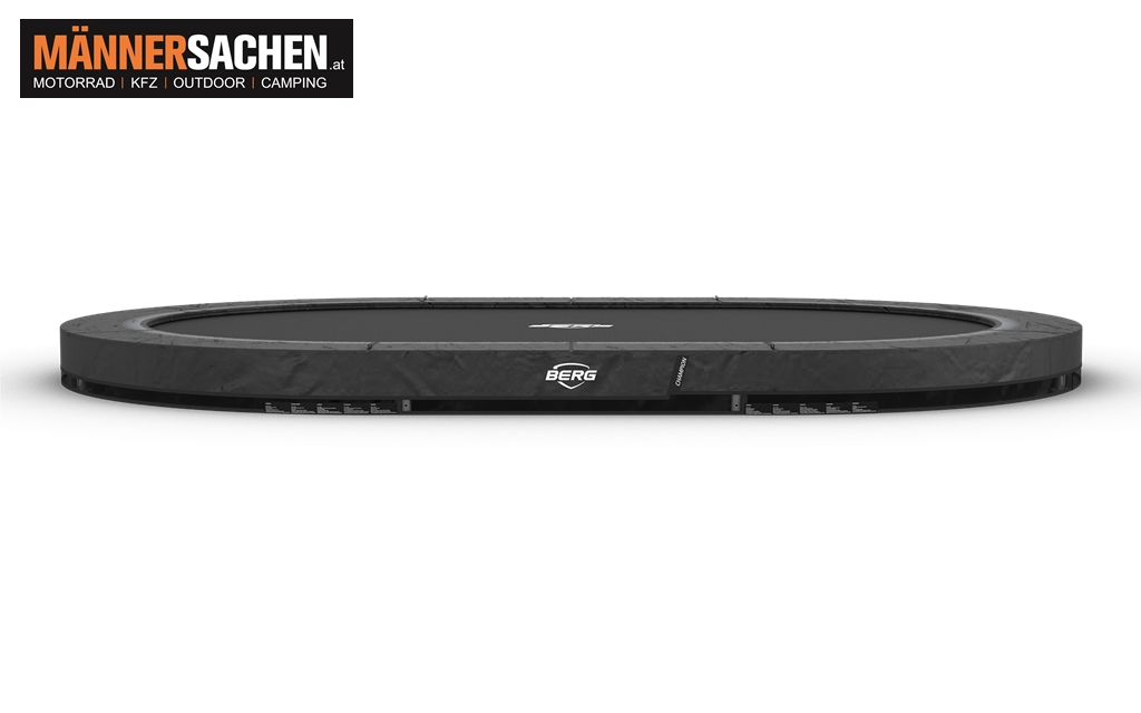 BERG TOYS Trampolin Grand Champion InGround 470 Grau ohne Sicherheitsnetz 30.33.14.32