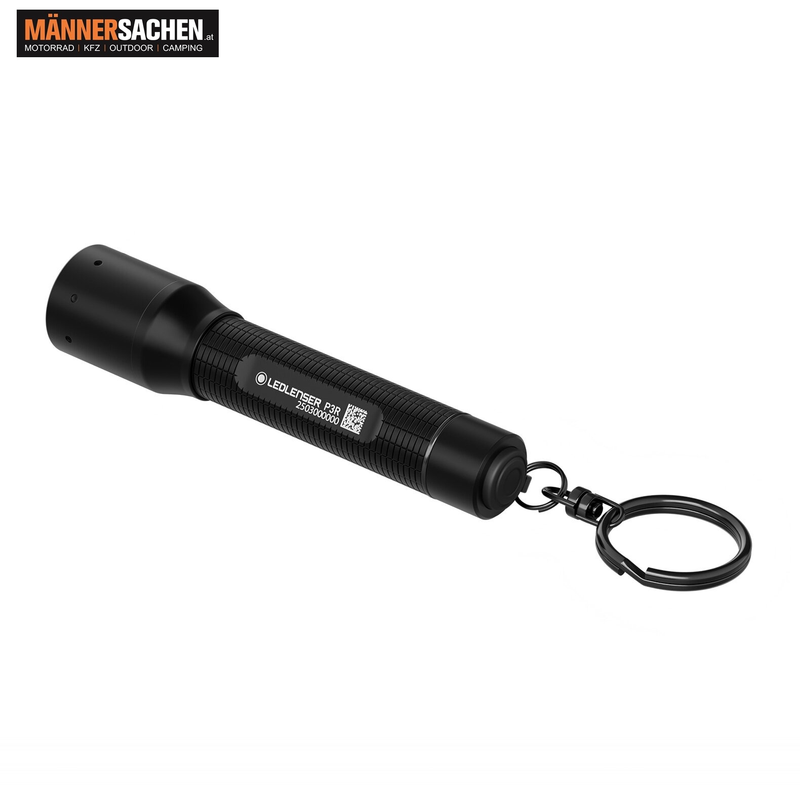 LED LENSER Taschenlampe P3R mit unkomplizierter Bedienung per Endkappenschalter