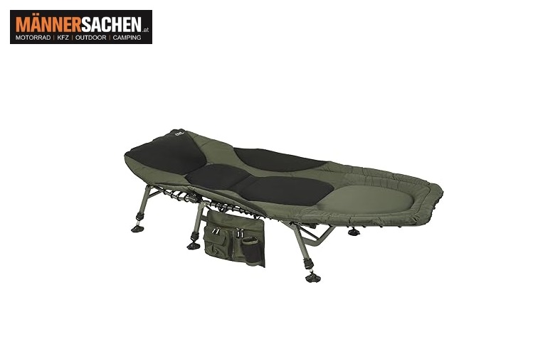 ANACONDA Cusky Bed Chair 6 Bedchair mit 6 verstellbaren Beinen. Fischerliege Campingliege