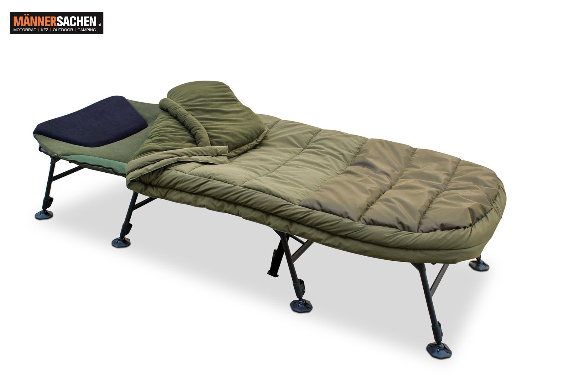 ANACONDA 5-Season Bed Chair Campingliege Fischerliege Karpfenliege inkl. Schlafsack