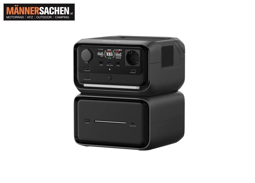 EcoFlow RIVER 3 Plus Tragbare Powerstation erweiterbar mit Zusatzbatterie 300 oder Zusatzbatterie 60