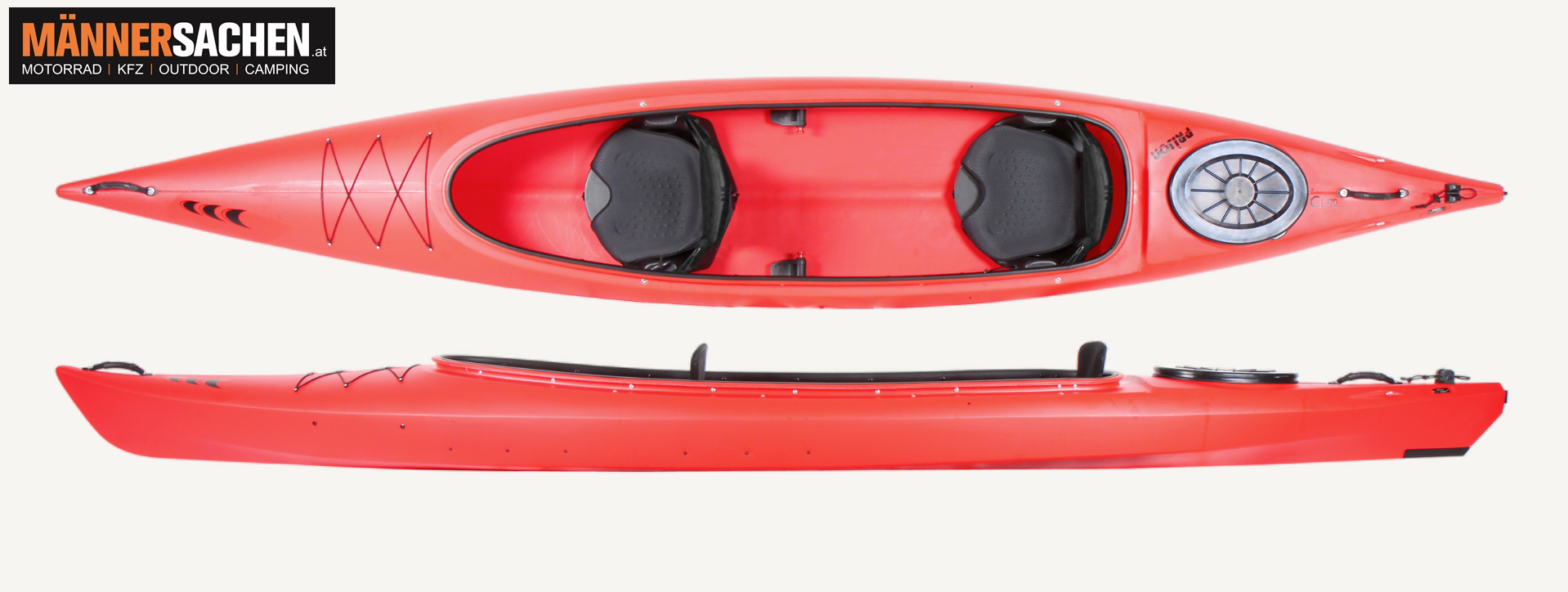 PRIJON CUSTOM LINE CL 470 RELAX Vollausstattung - tolles Einsteigerkajak für die ganze Familie.