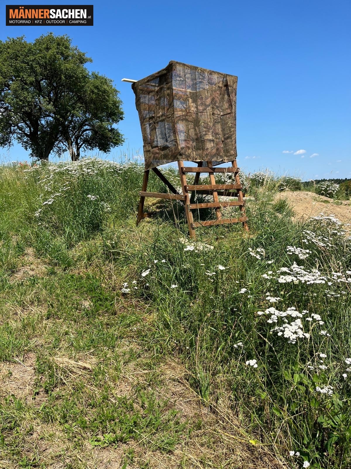Kleine klappbare DRÜCKJAGD-LEITER 110 cm Inkl. Kippsicherung. ABHOLUNG & VERSAND