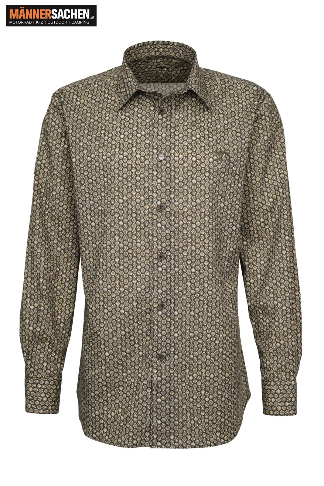 JAGDHUND Hemd 1/1 Arm "Timotheus" SLIM FIT in der Farbe OLIV