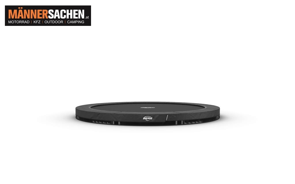 BERG TOYS Trampolin Champion InGround 380 GRAU + ohne Sicherheitsnetz 35.42.53.03