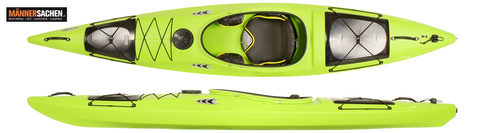 PRIJON Kajak ENDURO 380 Kurz – wendig – agil !  Ein waschechter Allrounder ! JETZT SUMMERSALE !
