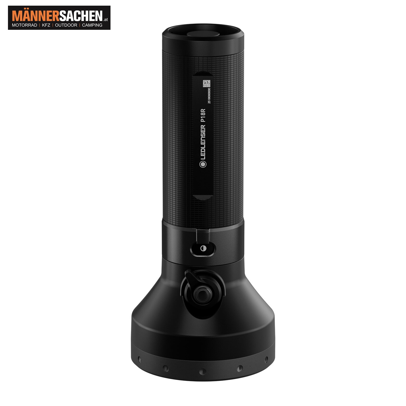 LED LENSER Taschenlampe P18R mit Mode Select Ring für Schnellzugriff auf unterschiedliche Lichtmodi