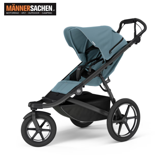 THULE Urban Glide 3 Buggy für Säuglinge und Kleinkinder Mid Blue on Black Inkl. GRATISVERSAND