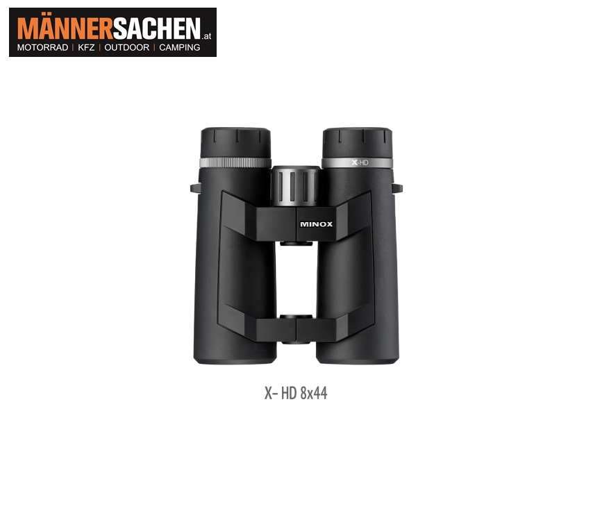 MINOX Fernglas X-HD 8x44 - Ergonomische Bedienung durch offene Brücke