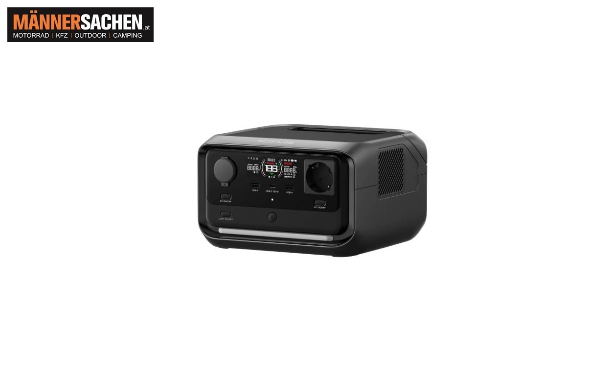EcoFlow RIVER 3 Plus Tragbare Powerstation erweiterbar mit Zusatzbatterie 300 oder Zusatzbatterie 60