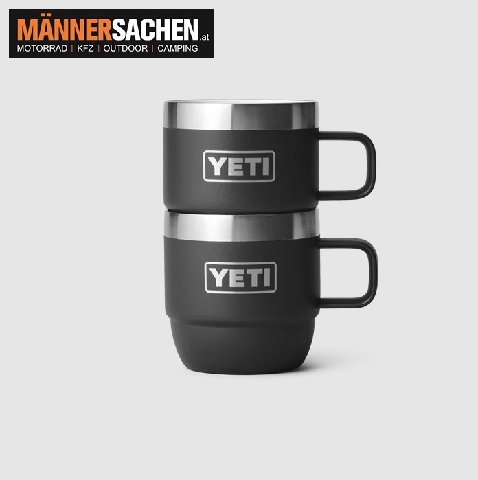 YETI Rambler® Stapelbare Becher (177 ml) mit DuraSip™ Keramikbeschichtung. 2 Stück im Set!