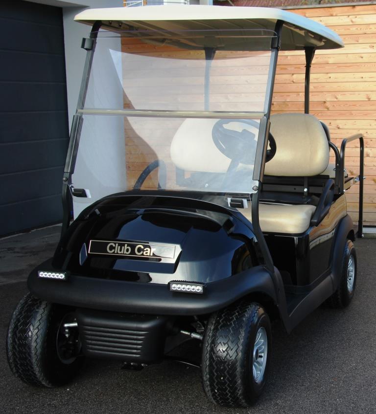 ClubCar Golfcarts Golfwagen Golfwagerl gebraucht Baujahr 2018 Farbe : schwarz 4-Sitzer 