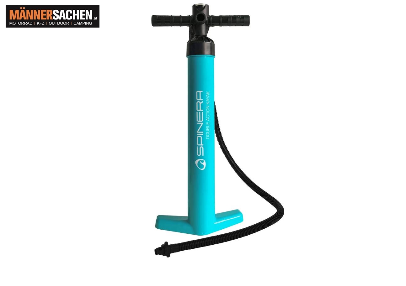 SPINERA Double Action Kayak Pumpe 0-8PSI gauge Ideale Pumpe für Ihr Kayak !