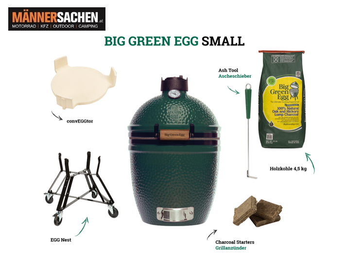 BIG GREEN EGG Grill SMALL STARTERSET - Keramikgrill