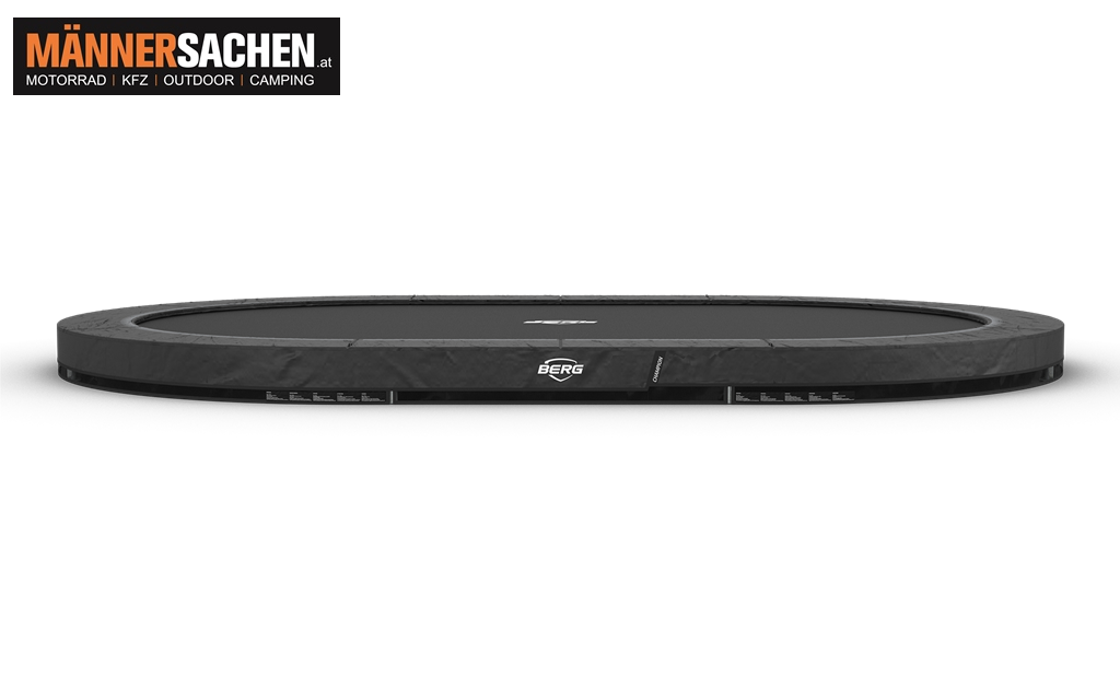 BERG TOYS Trampolin Grand Champion InGround 520 x 345 cm GRAU ohne Netz 30.33.25.32