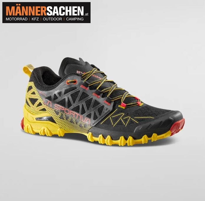 LA SPORTIVA Black/Yellow Bushido II GTX Mountain-Running-Modell + GRATISVERSAND