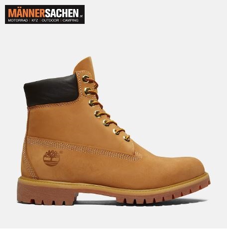 TIMBERLAND Wasserdichter Premium 6-Inch Boot zum Schnüren f. Herren in GELB inkl. GRATISVERSAND