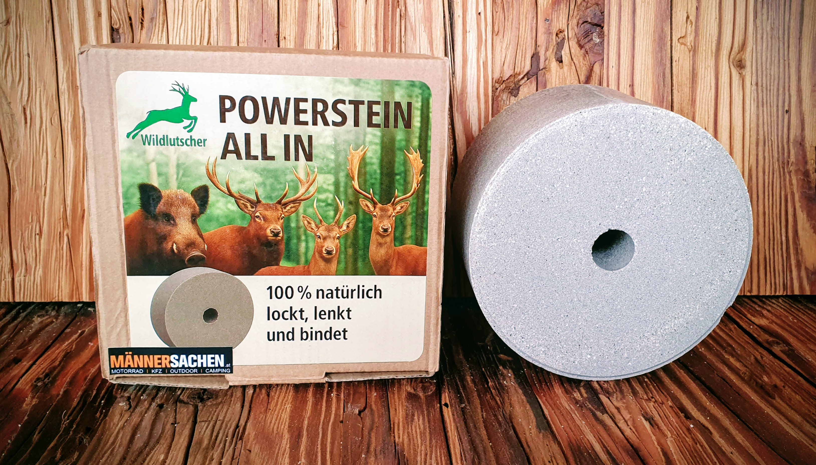 WILDLUTSCHER Powerstein   All IN bindet, lockt und lenkt Wild. NEUHEIT !
