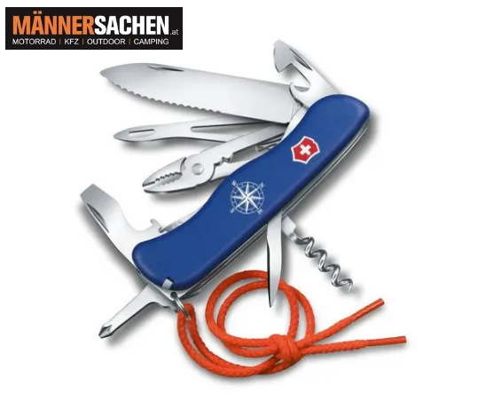 VICTORINOX Swiss Skipper Taschenmesser für Segler / Bootfahrer in der Farbe blau