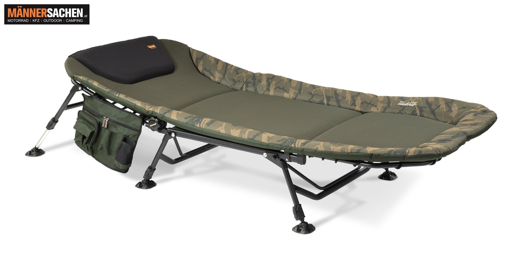 ANACONDA Campingliege Fischerliege Karpfenliege Freelancer Ti-Lite Carp Bed Chair 6