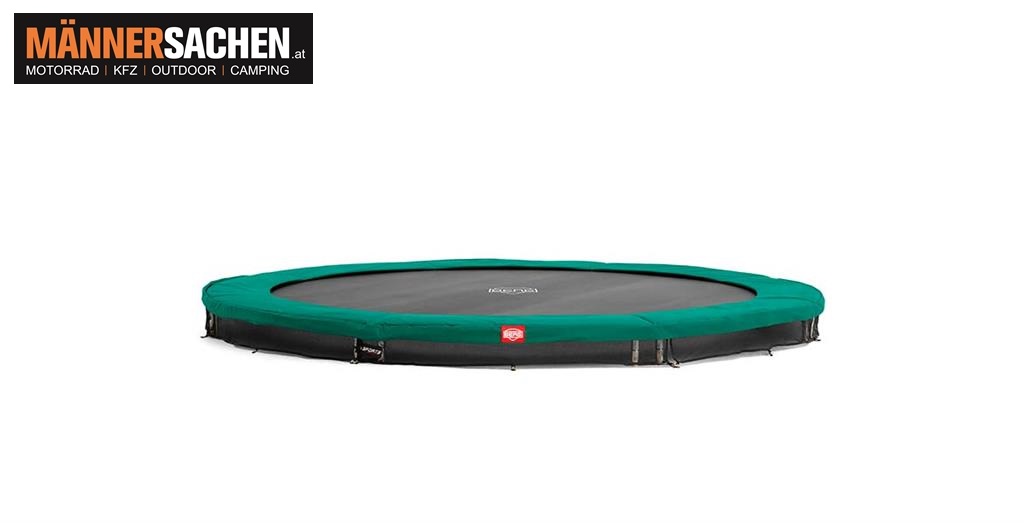 BERG TOYS Trampolin SPORTS Favorit InGround 380 GRÜN 35.12.47.02