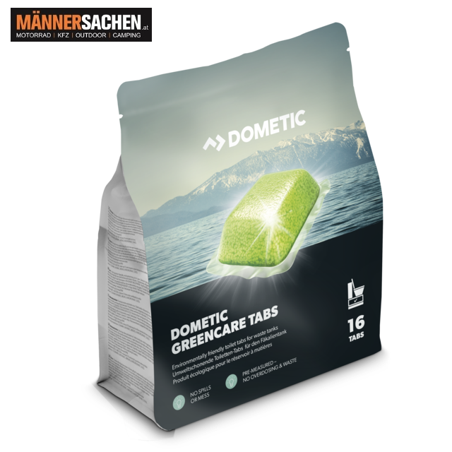 DOMETIC PowerCare Tabs Sanitärzusatz für Abwassertanks, 16 Tabs GreenCare Tabs