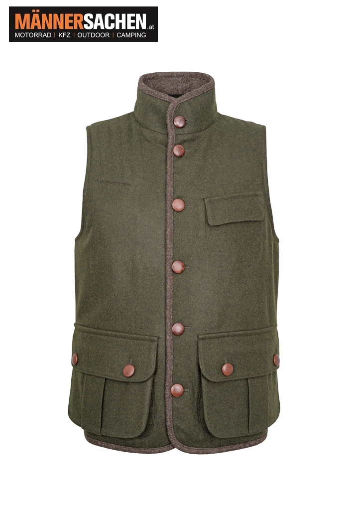 JAGDHUND Lodenweste "Bludenz" modische Jagdweste in Loden