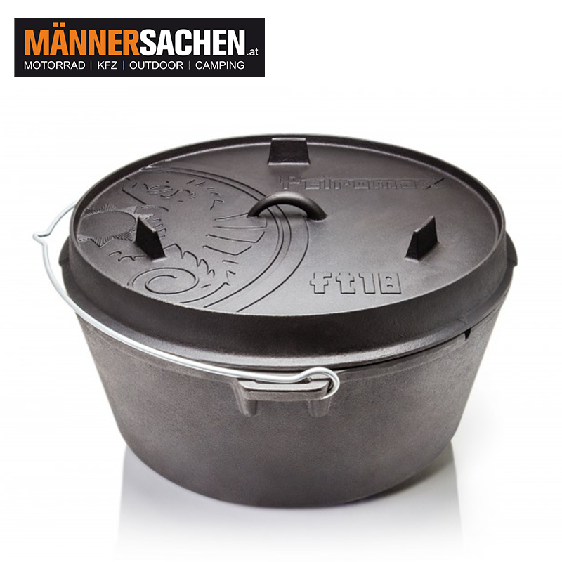 PETROMAX FEUERTOPF FT18 DUTCH OVEN Gusseisentopf  - Das Original
