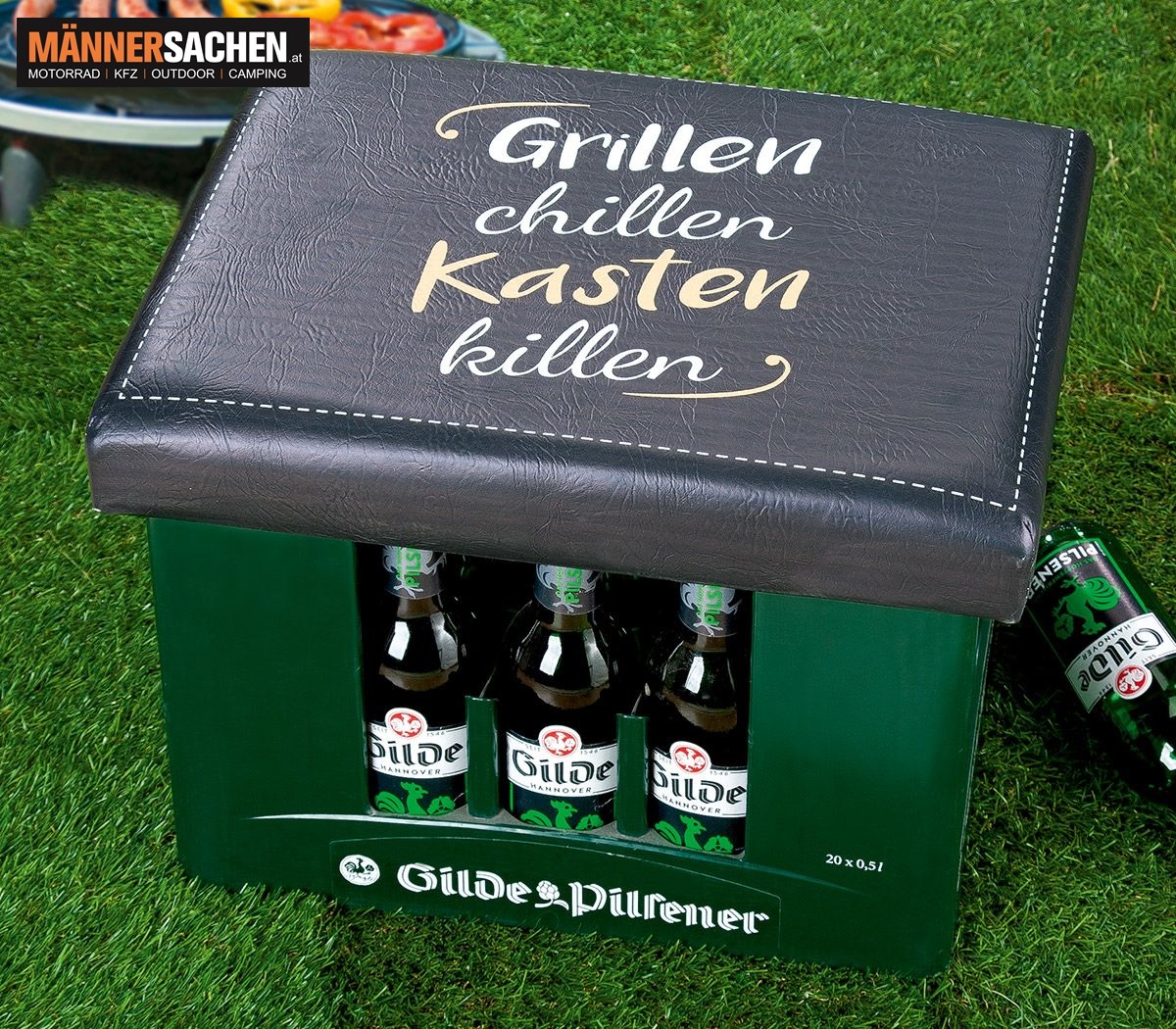 SITZKISSEN für Bierkisten Getränkekisten 44 x 34cm