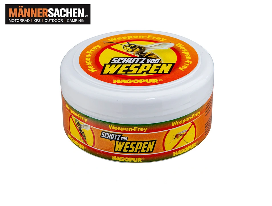 HAGOPUR Wespen-Frey Dose, 0,2 kg hält Wespe, Mücken und andere unliebsame Insekten fern