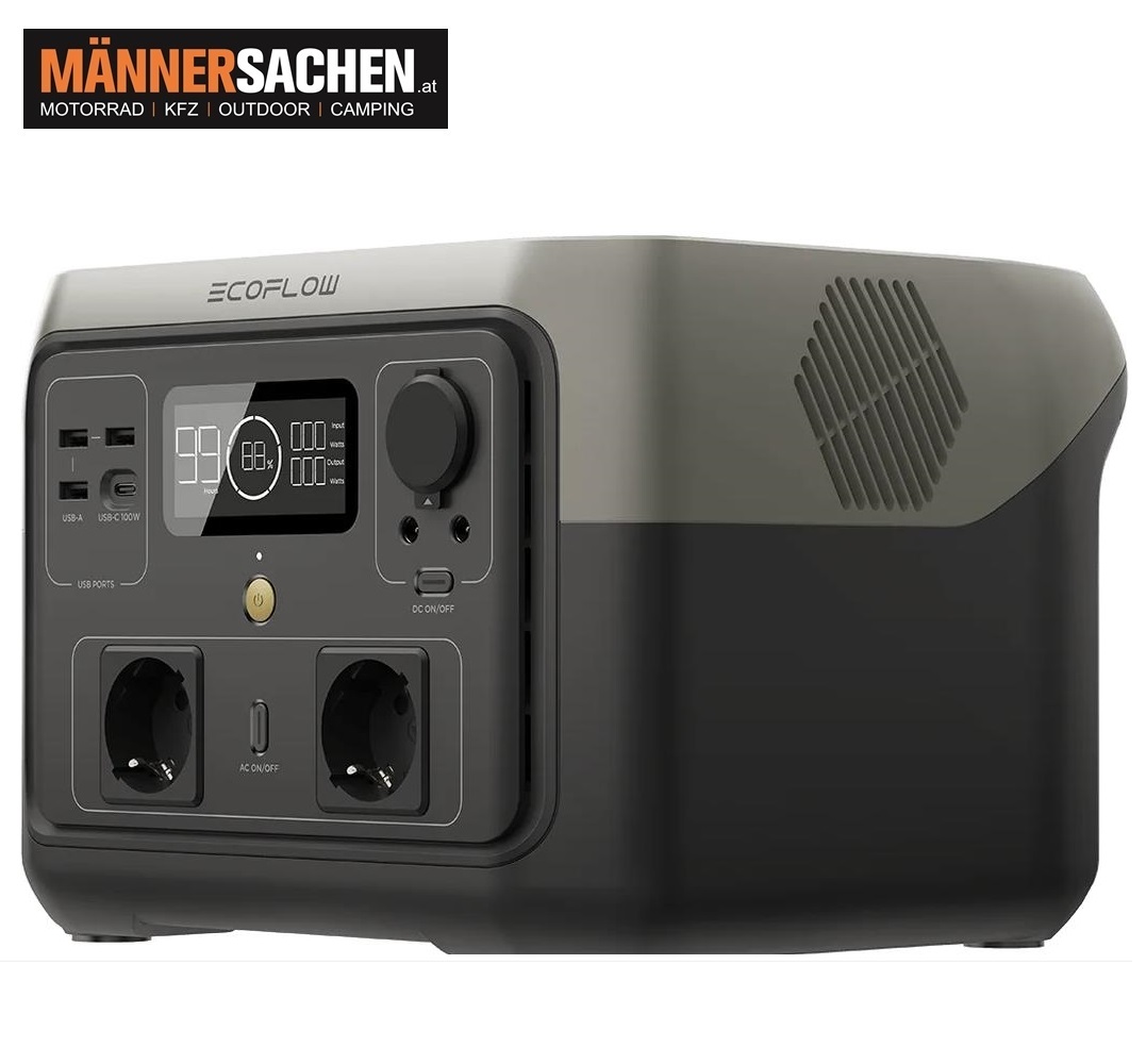 EcoFlow Tragbare Powerstation RIVER 2 MAX 512WH 500W AUSGANG; LETZTES STÜCK !