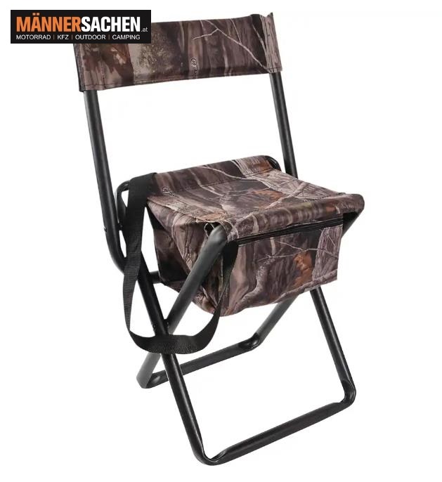 VANISH Sitzstuhl Klappsessel Pirschsessel Fischersessel mit Tasche. Bis ca. 110 kg. Sessel Stuhl