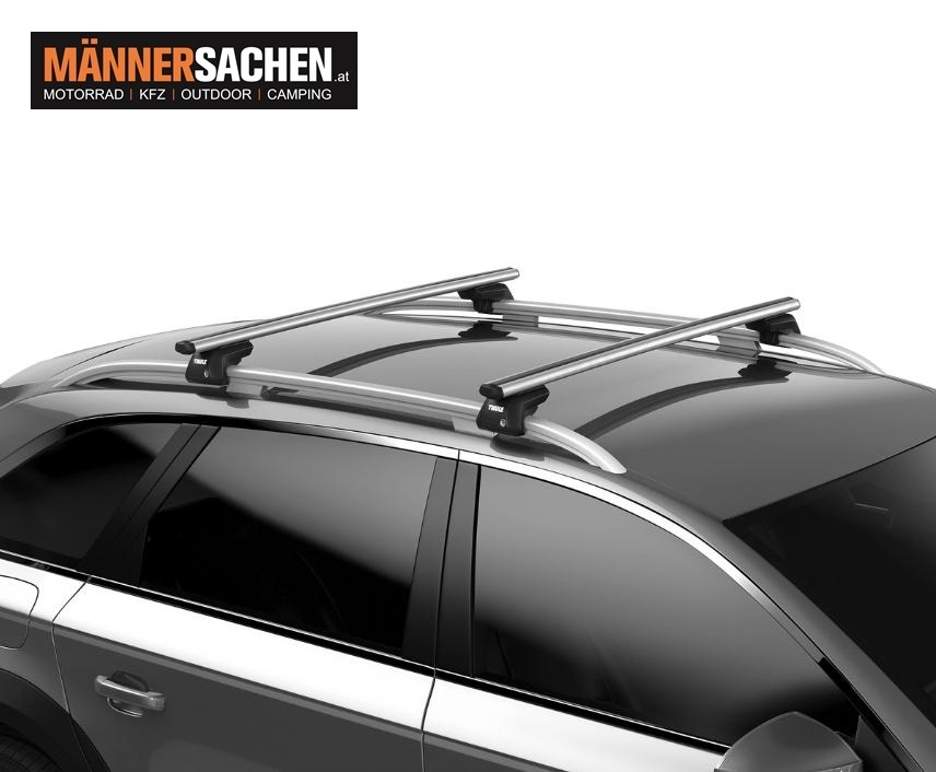 THULE SmartRack XT Aluminium Bar Länge: 135 cm komplettes Dachträgersystem 730404