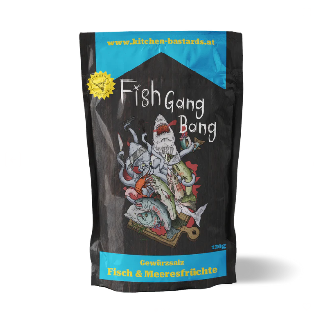Kitchen Bastards Gewürz FishGangBang - Fisch & Meeresfrüchte 120g