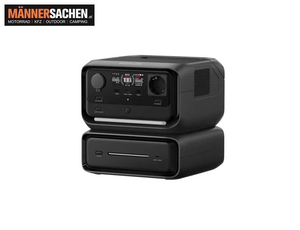 EcoFlow RIVER 3 Plus Tragbare Powerstation erweiterbar mit Zusatzbatterie 300 oder Zusatzbatterie 60