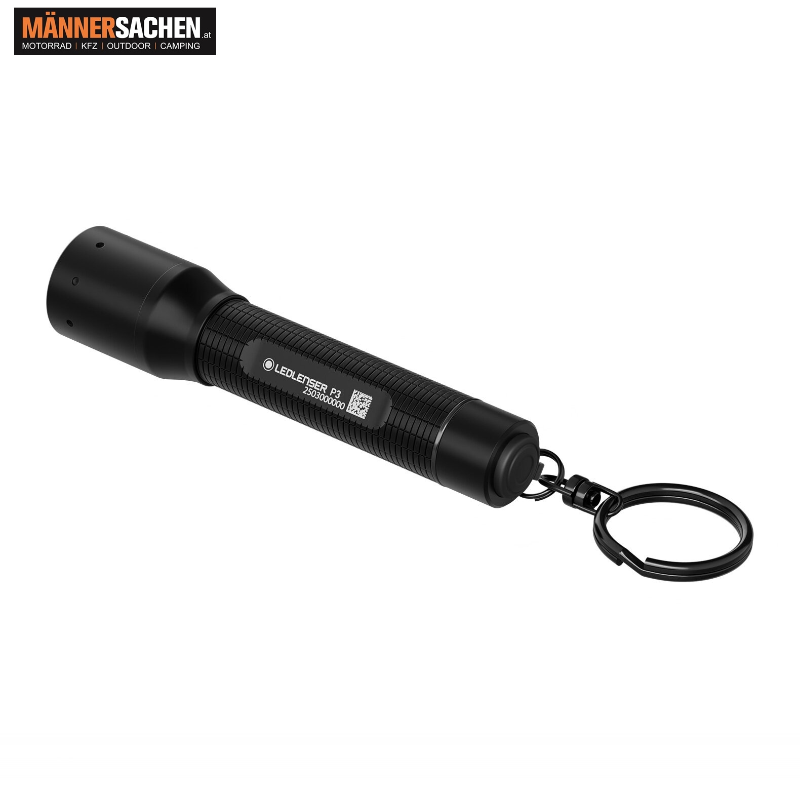 LED LENSER Taschenlampe P3 Schlüsselleuchte mit Fokussierfunktion und drei Helligkeitsstufen