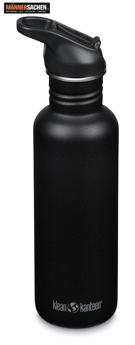 Klean Kanteen Edelstahl Trinkflasche Classic 800ml Flip Sport Cap in vielen Farben erhältlich