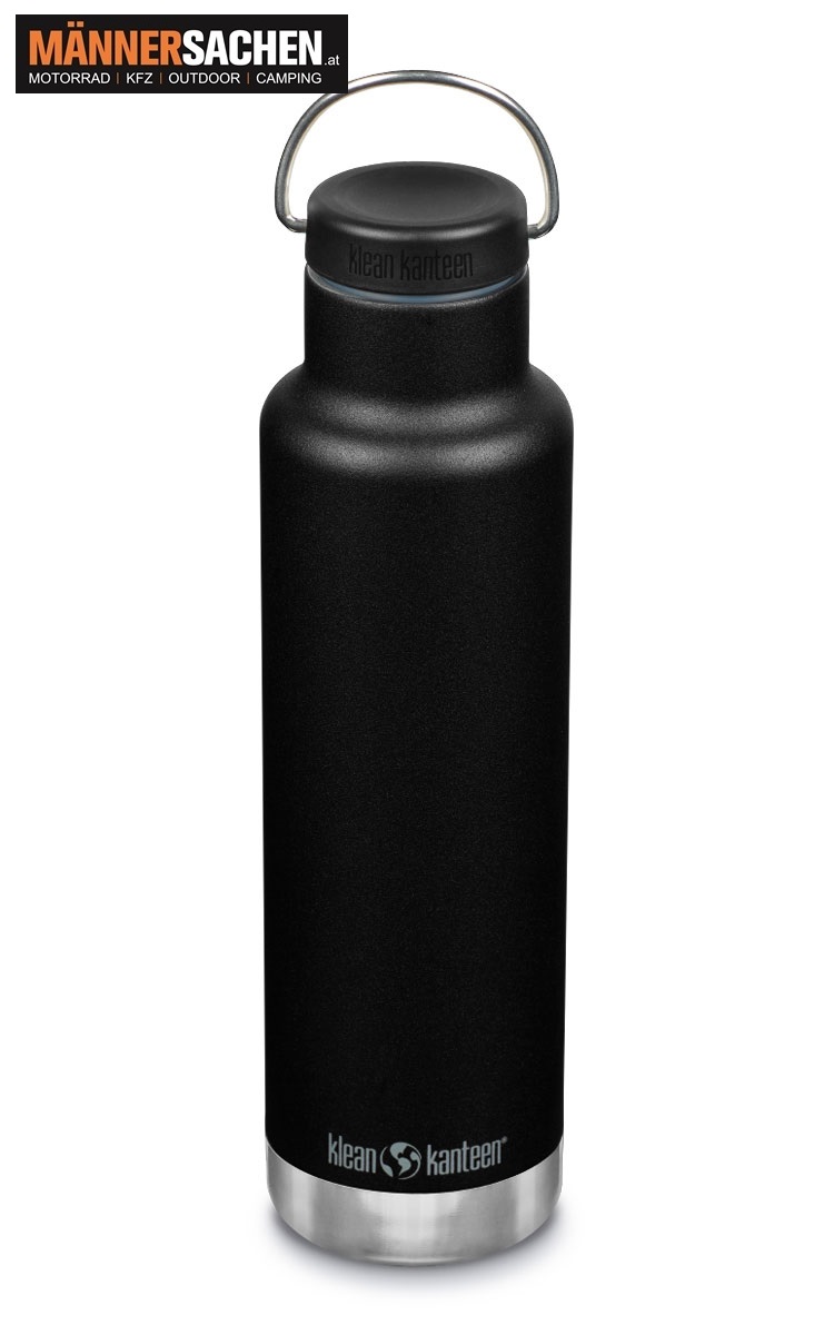 Klean Kanteen Edelstahl Isolierflasche Classic 592ml Loop Cap