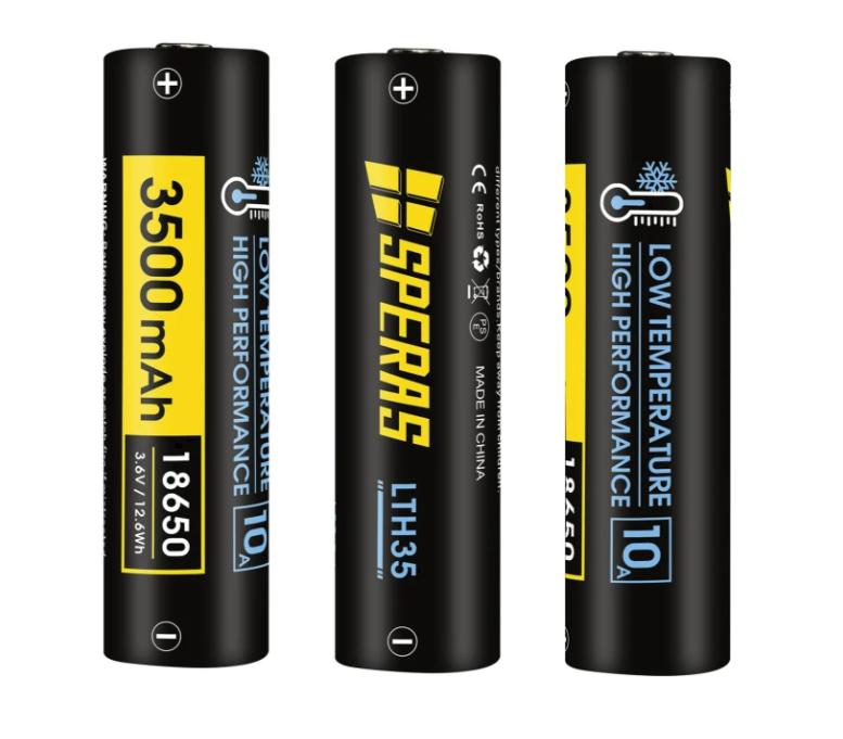 SPERAS Batterie LTH35 10A 3500 mAh für höchste Leistung bei niedrigen Temperaturen. Ideal für Wärmebildgeräte ! KAUFTIPP ! BESTSELLER ! 
