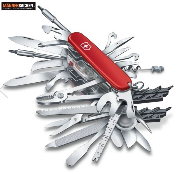 VICTORINOX Taschenmesser Swiss Champ XXL mit 73 Funktionen - ein echtes Kultmesser !