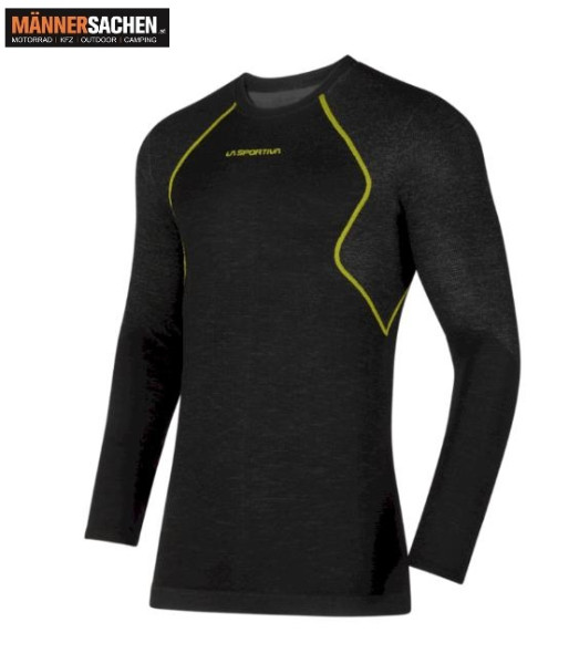 LA SPORTIVA Wool40 Aero 44 % Merinowollanteil. Langarmshirt aus Merinowolle Funktionsunterwäsche