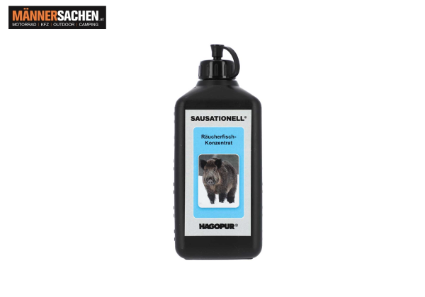 HAGOPUR Sausationell® – Räucherfisch-Konzentrat Lockmittel für Schwarzwild 500ml