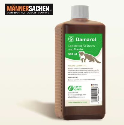 Seven Oaks Damarol Lockmittel für Marder Dachs Waschbär 500ml