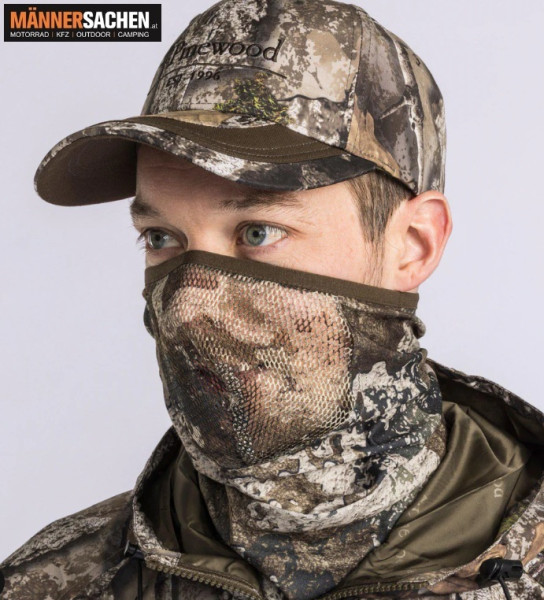 PINEWOOD Tarnkappe Camouflagekappe mit Netz, Gesichtsmaske