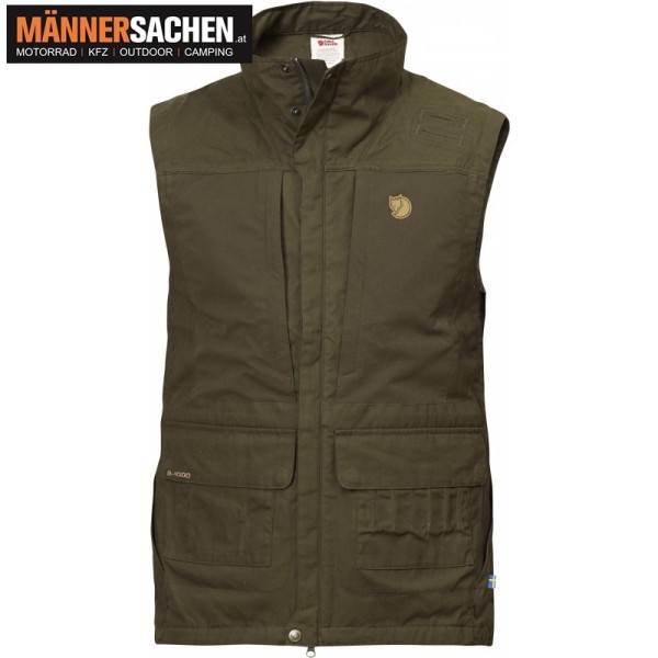 FJÄLLRÄVEN Lappland Hybrid Weste strapazierfähige Lappland Dark Olive F90171